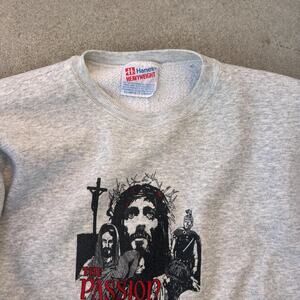 Vintage Jesus Church Play Graphic Sweatshirt Men's XL Hanes Heavyweight 1995